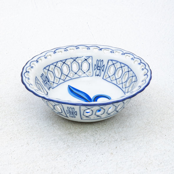 Fleur de Lys Vide Poche - French Metro Antiques
