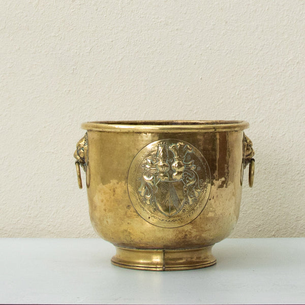 Bronze Repousse Cachepot