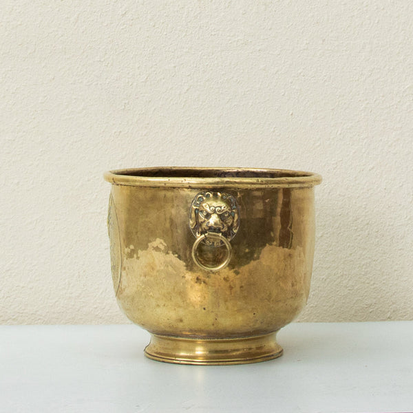 Bronze Repousse Cachepot