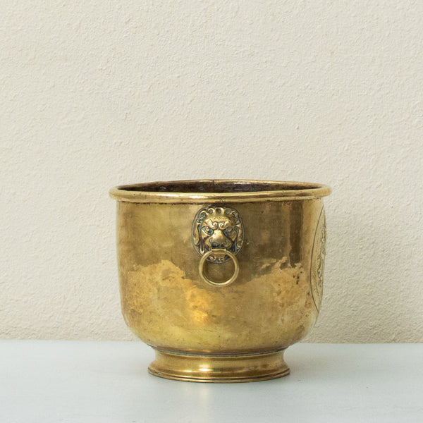 Bronze Repousse Cachepot