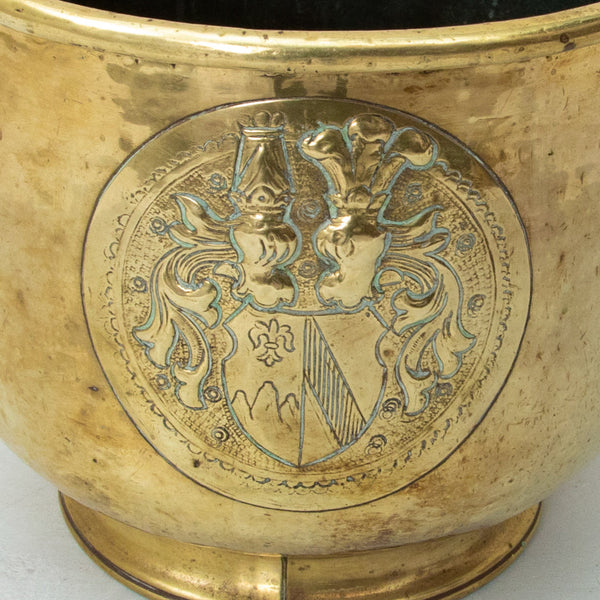 Bronze Repousse Cachepot