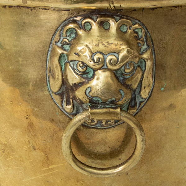 Bronze Repousse Cachepot