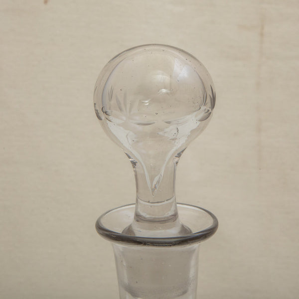 Pair of Crystal Carafes