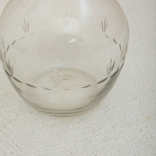 Pair of Crystal Carafes