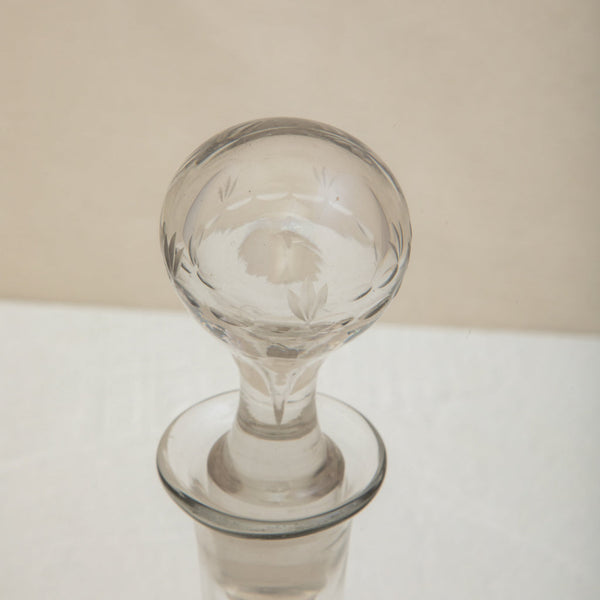 Pair of Crystal Carafes