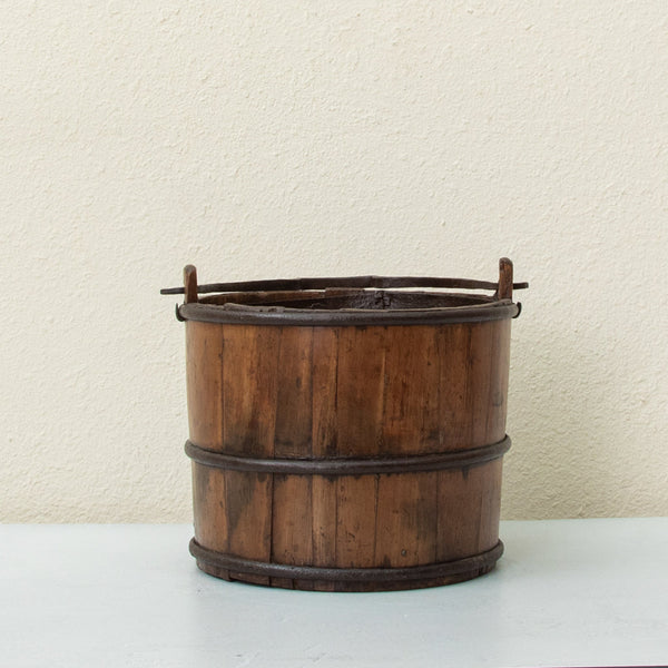 Iron and Oak Bucket