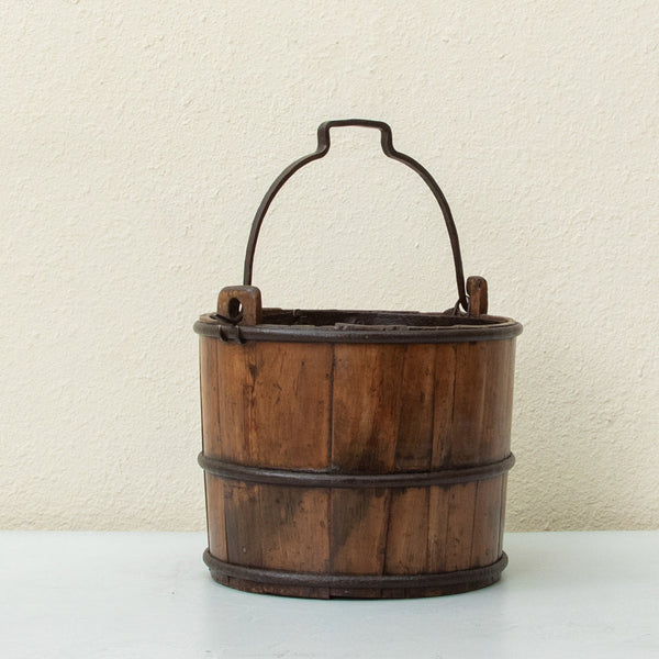 Iron and Oak Bucket