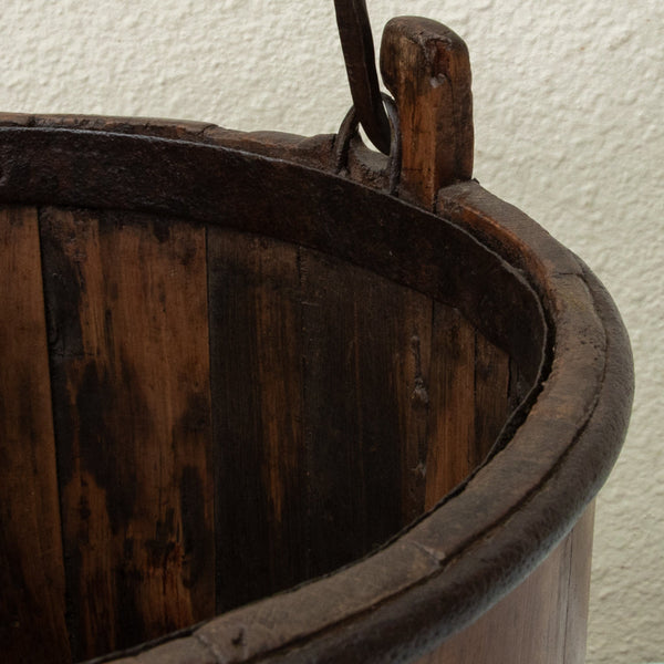 Iron and Oak Bucket