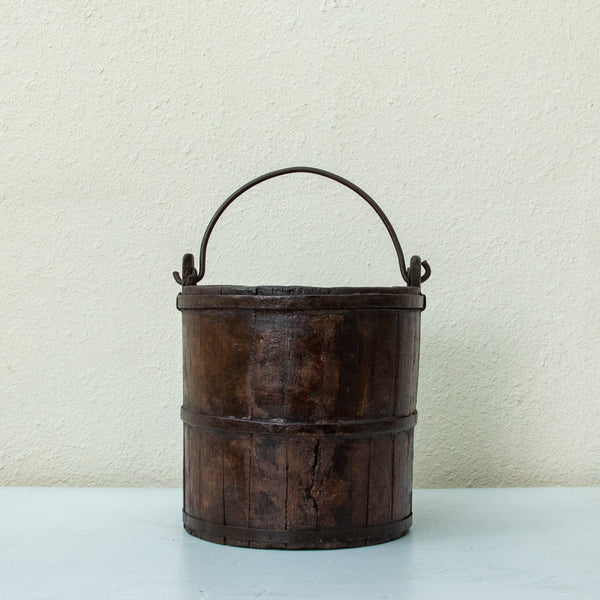 Wood and Iron Bucket
