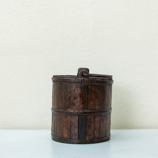 Wood and Iron Bucket
