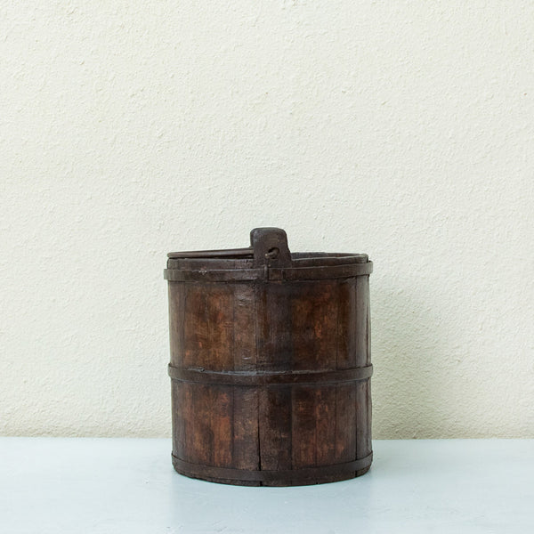 Wood and Iron Bucket