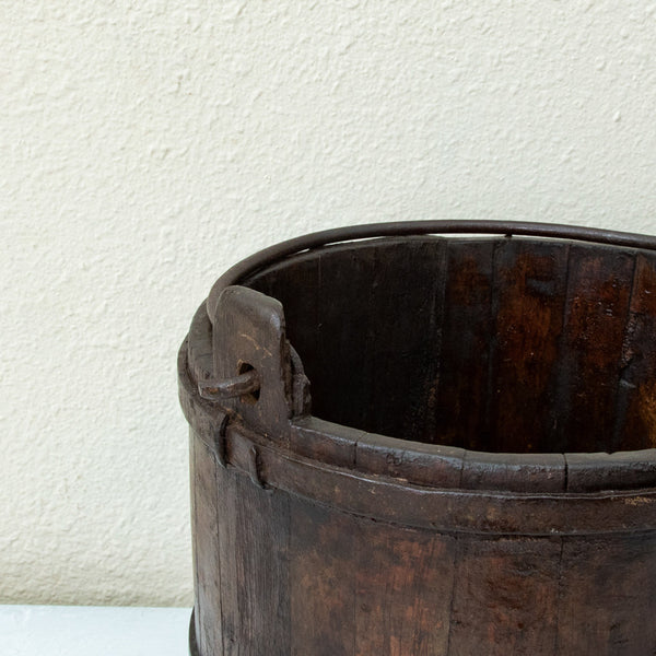 Wood and Iron Bucket