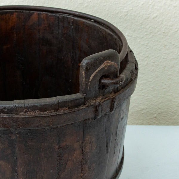 Wood and Iron Bucket