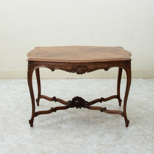 Louis XV Walnut Center Table