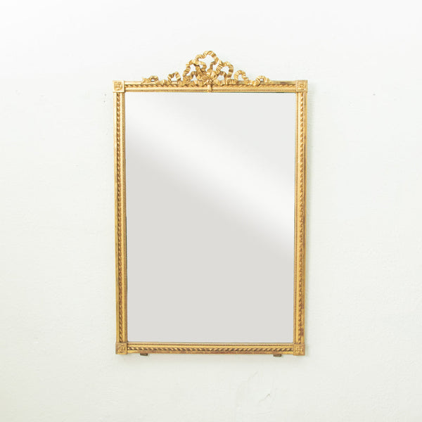 Louis XVI Gilt Wood Mirror