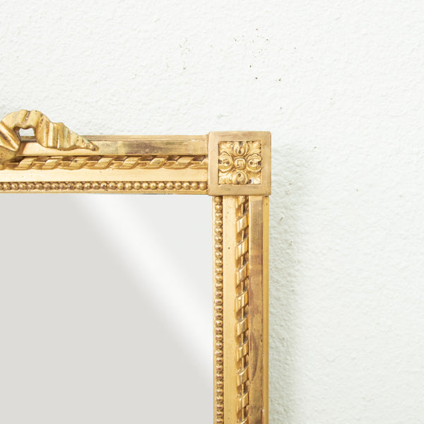 Louis XVI Gilt Wood Mirror