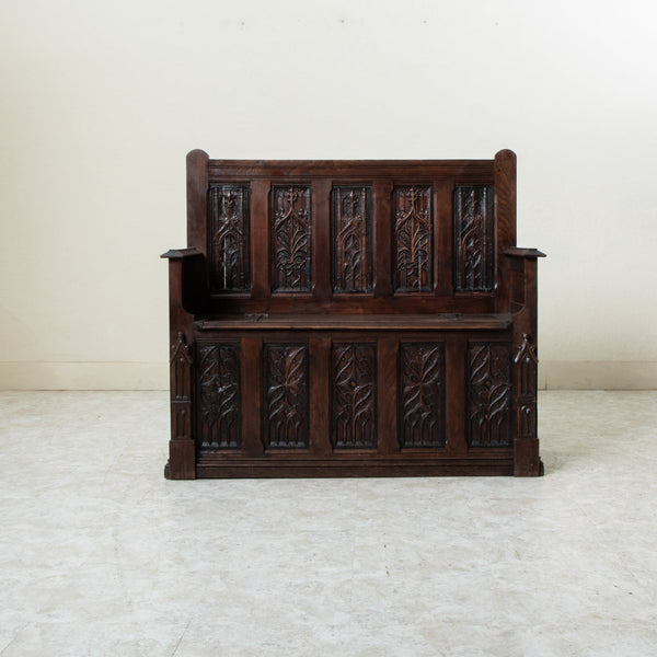 Gothic Coffer Bench