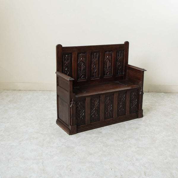 Gothic Coffer Bench