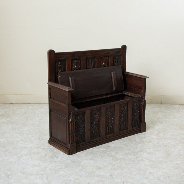 Gothic Coffer Bench