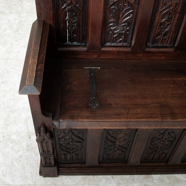 Gothic Coffer Bench