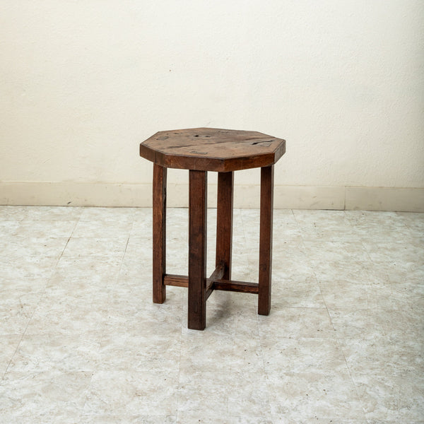 Rustic Oak Side Table