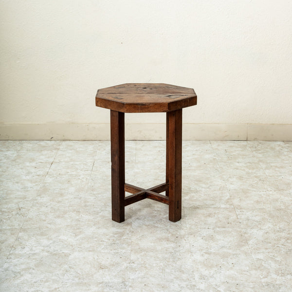 Rustic Oak Side Table