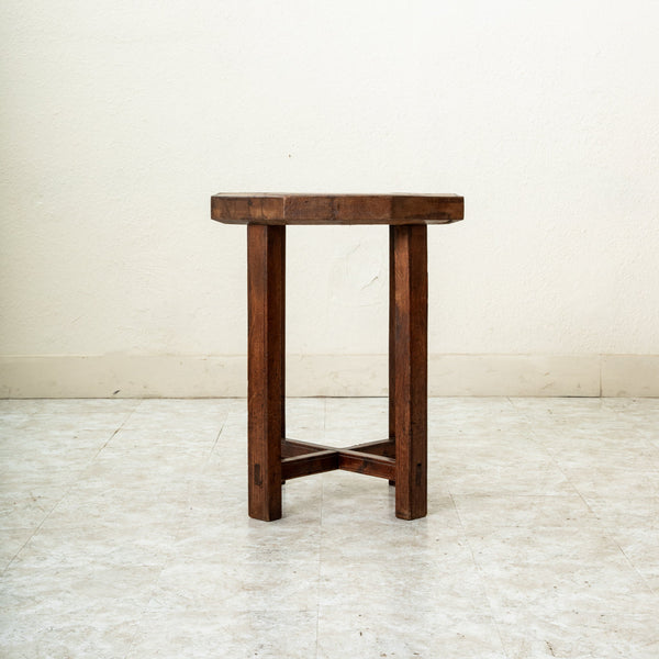 Rustic Oak Side Table