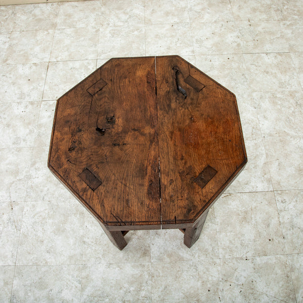 Rustic Oak Side Table