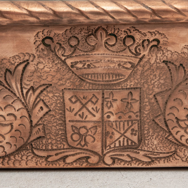 Copper Repousse Fish Pot