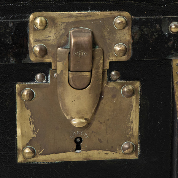 Black Leather Trunk