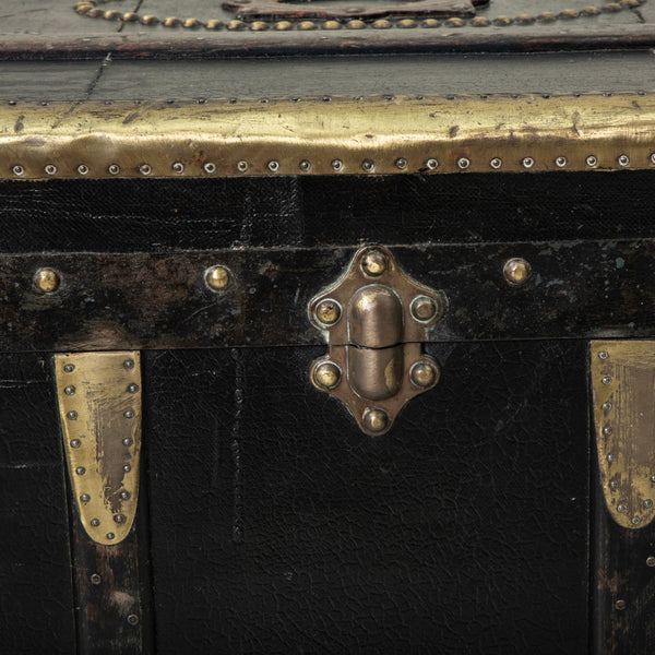 Black Leather Trunk