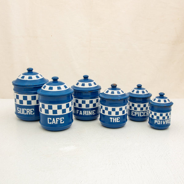Set of Six Canisters