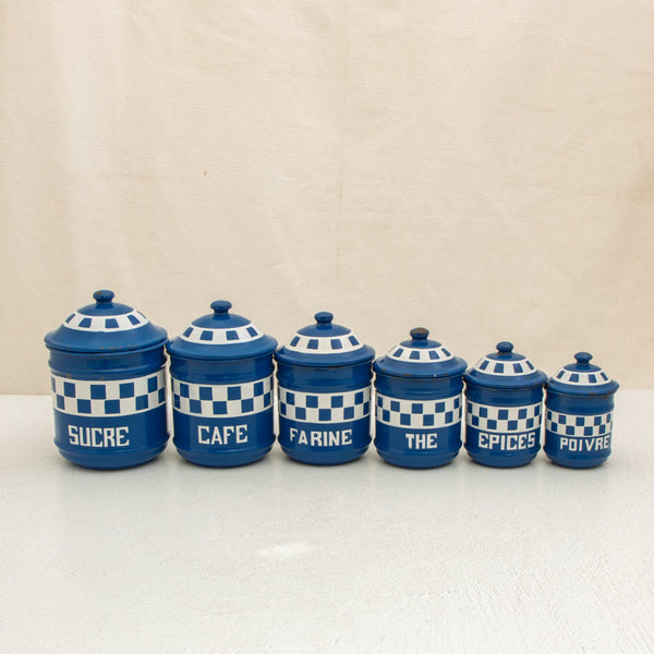 Set of Six Canisters