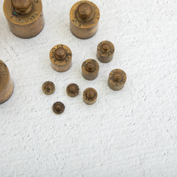 Set of Brass Weights