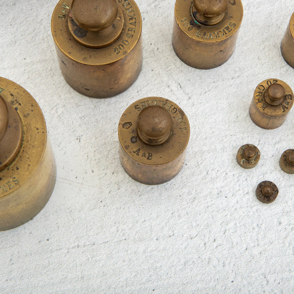 Set of Brass Weights