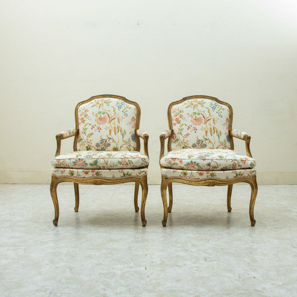 Pair of Louis XV Armchairs