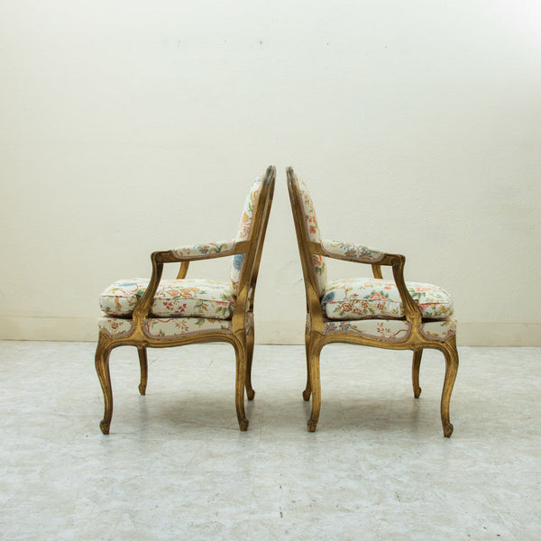 Pair of Louis XV Armchairs