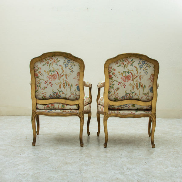 Pair of Louis XV Armchairs
