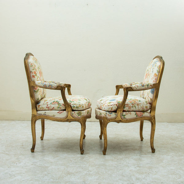 Pair of Louis XV Armchairs