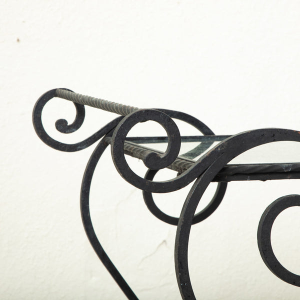 Hand Forged Iron Bar Cart