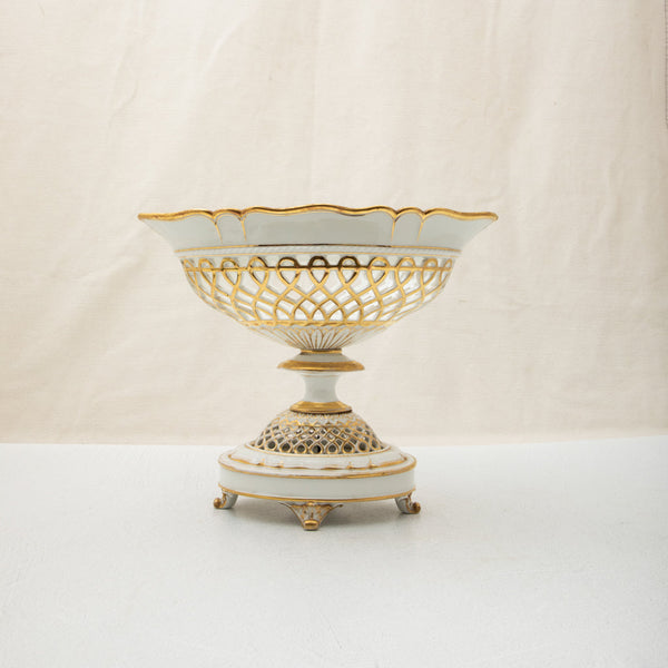 Old Paris Porcelain Compote