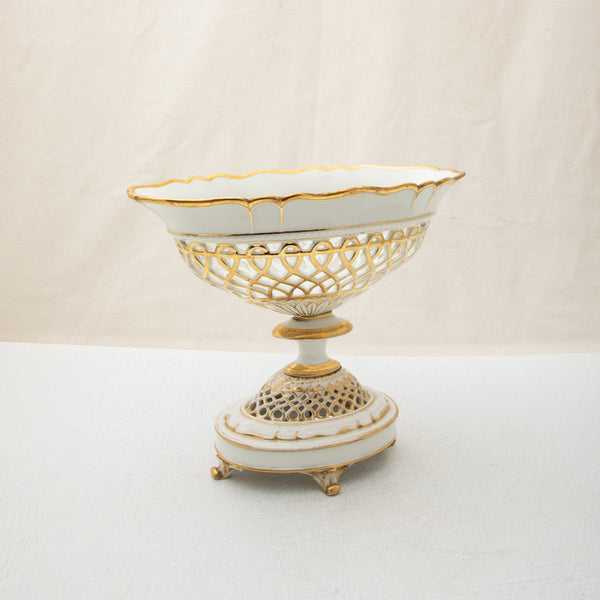 Old Paris Porcelain Compote