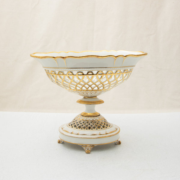 Old Paris Porcelain Compote