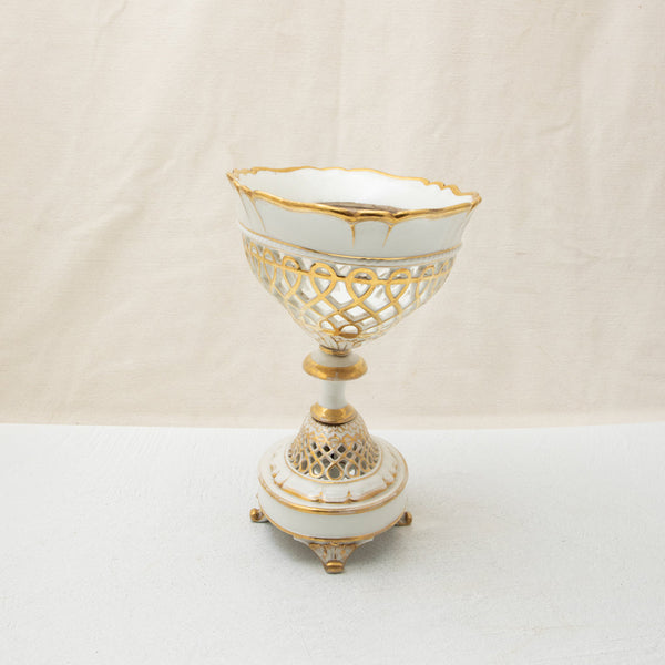 Old Paris Porcelain Compote