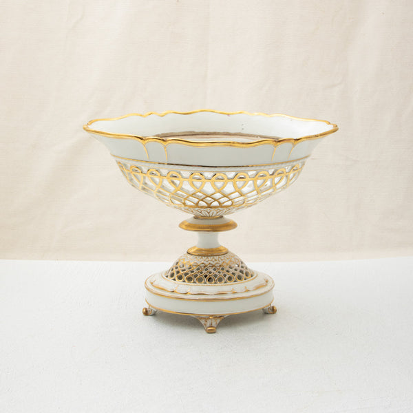 Old Paris Porcelain Compote