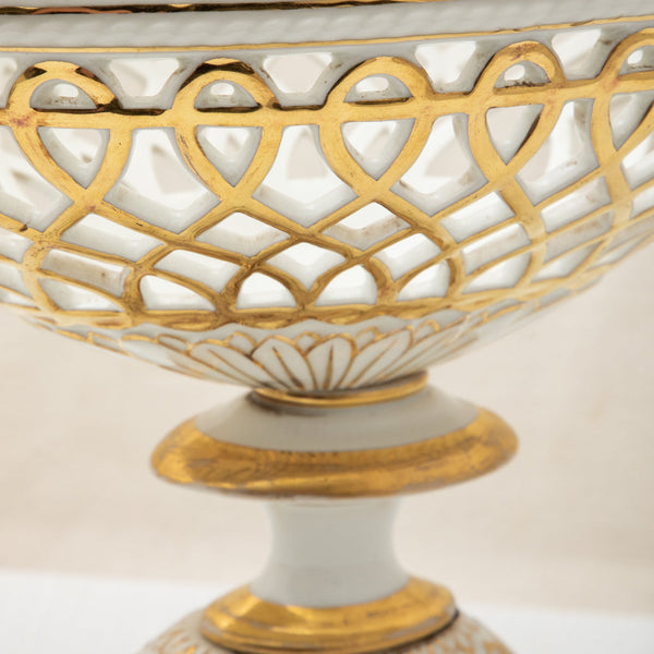 Old Paris Porcelain Compote