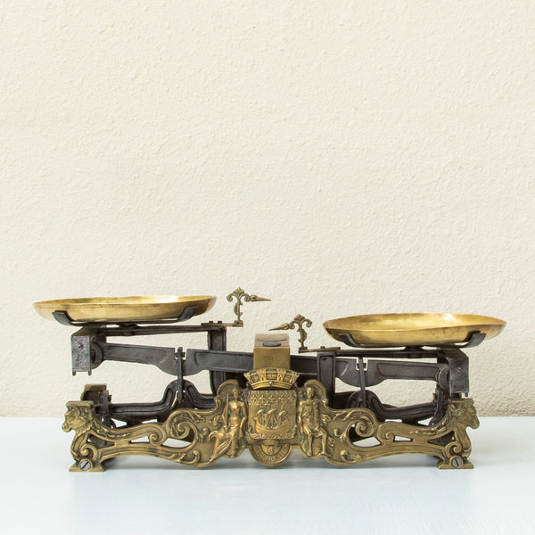 Set of Brass Butcher's Scales