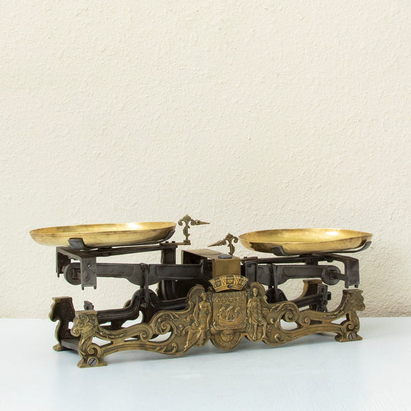 Set of Brass Butcher's Scales