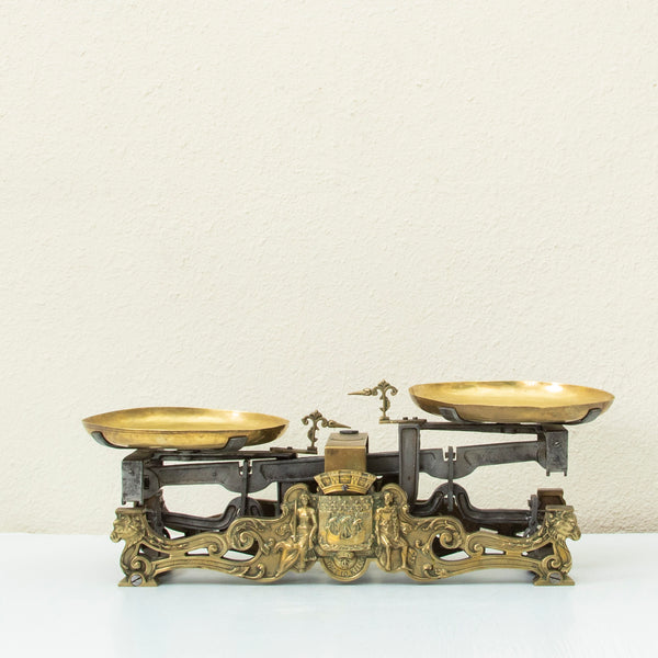 Set of Brass Butcher's Scales