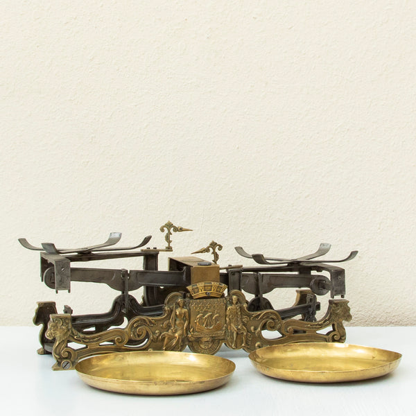 Set of Brass Butcher's Scales